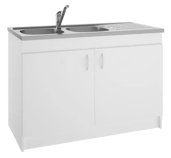 MEUBLE S/EV.2P.SIM'HYDRO 120CM BLC S12N42120H