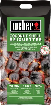 Sac de briquettes de noix de coco Weber 4kg