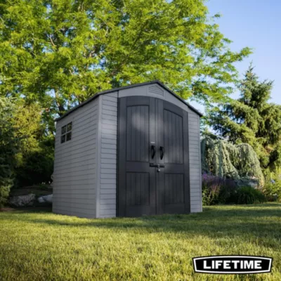 Abri de jardin résine Lifetime Landmark 60501 Gris surface totale 4.54 m²