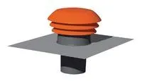 Image principale de ENTREE SORTIE AIR TOITURE ROUGE D160MM 422962