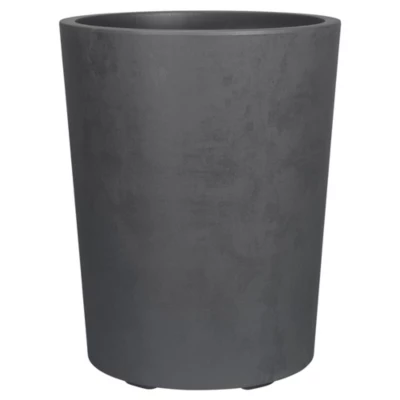 Vase plastique gris anthracite ⌀53 cm Deroma avec réserve d'eau