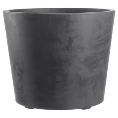 Vase plastique gris anthracite ⌀59 cm Deroma avec réserve d'eau