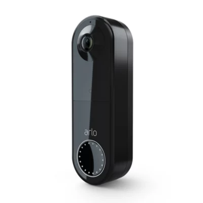 Sonnette vidéo sans fil connectée Arlo noire