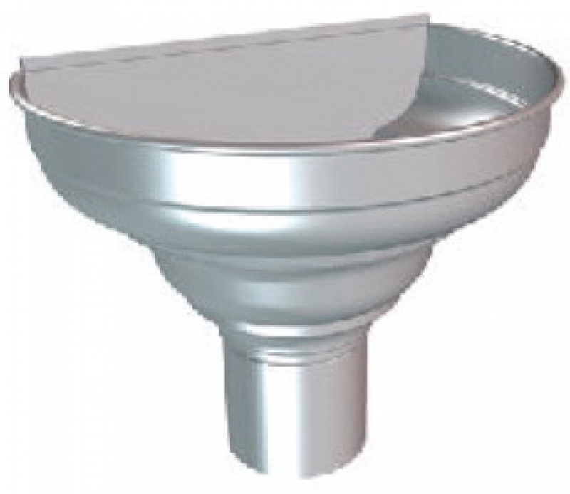 Tube et raccords de descente Ø 80 Zinc naturel NF P 36.403