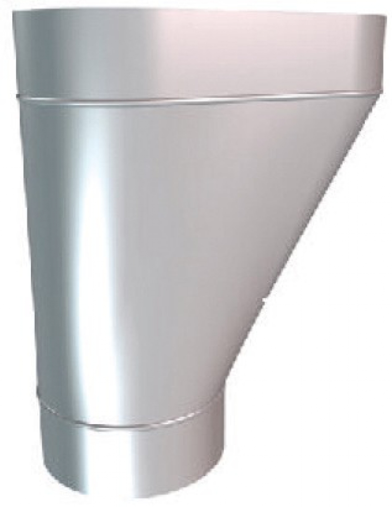 Tube et raccords de descente Ø 80 Zinc naturel NF P 36.403