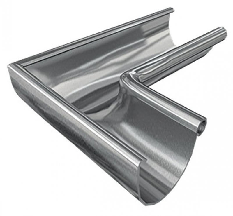 Gouttière demi-ronde de 25 ZINC boudin de 18 NF P 36.402