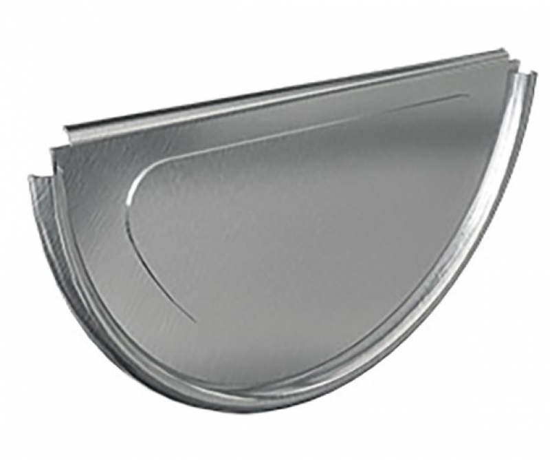 Gouttière demi-ronde de 25 ZINC boudin de 18 NF P 36.402