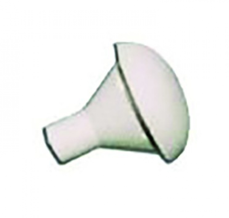 BUTEE CAOUTCHOUC BLC TROU Ø6MM