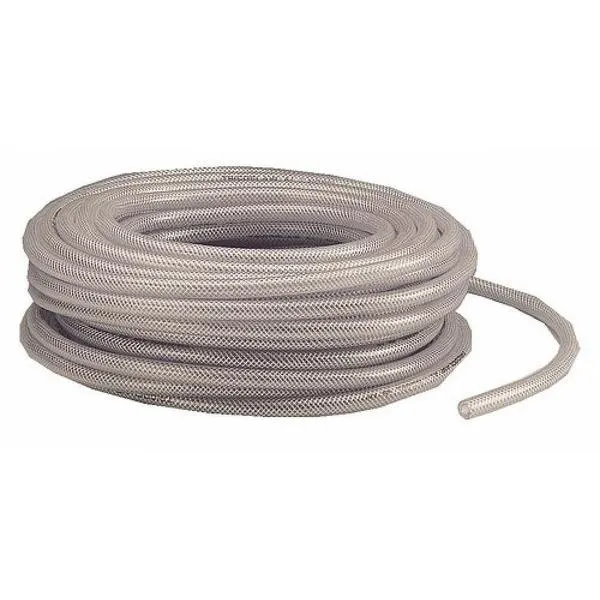 TUYAU TRANSPARENT ARM.FIBRE POLYEST. 25X33