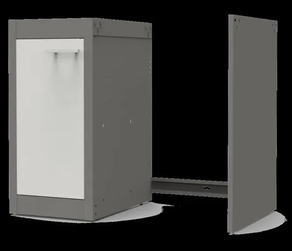 PORTE CLIPMETAL P.MEUBLE 100 GLAC. ABMV045Z00