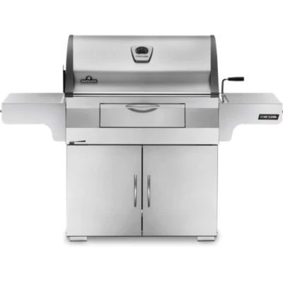 Barbecue charbon de bois Napoleon Prestige Pro 605 86 x 46 cm argent
