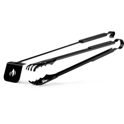Ensemble spatule et pinces pour charbon Napoleon Grills noir