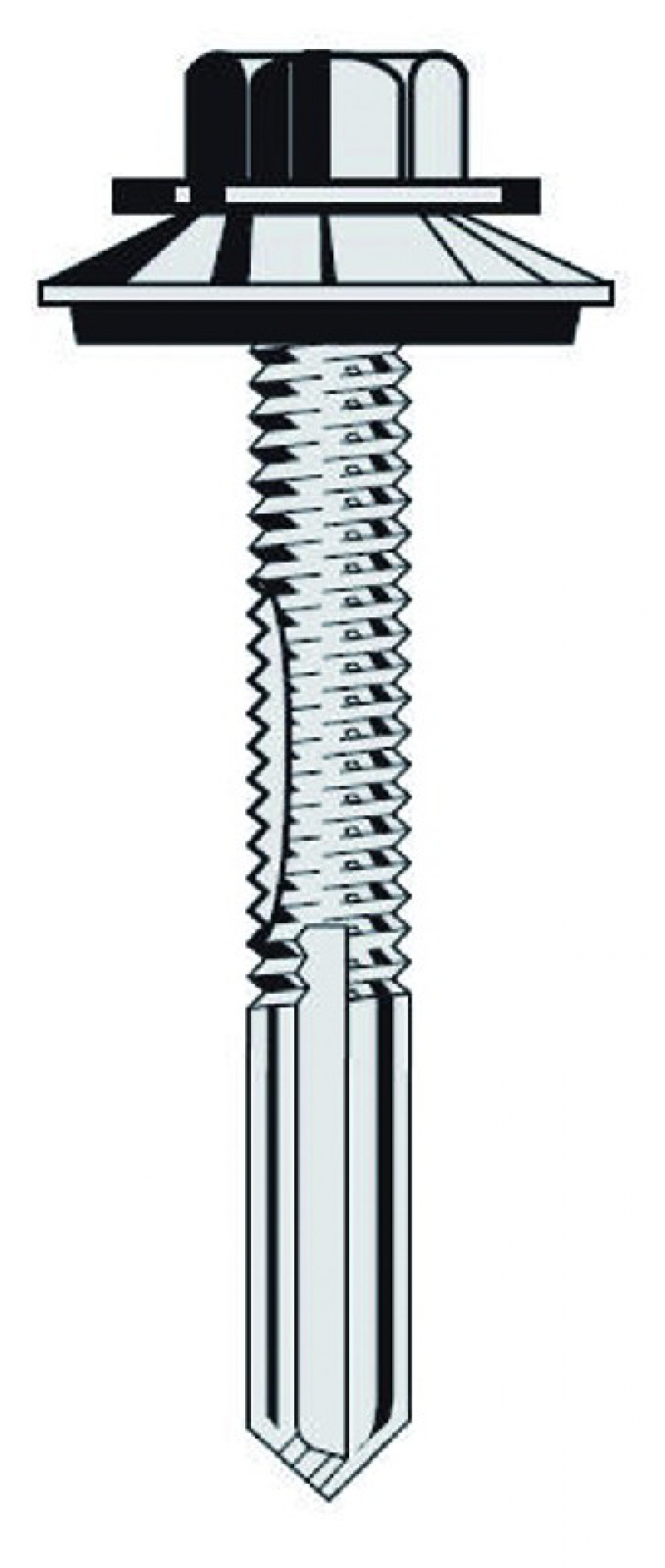 Fixation de bardage sur bac acier
