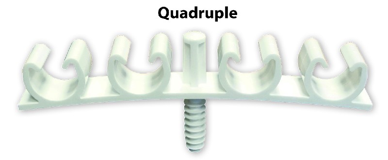 Fix-ring multi pour la fixation de tube multicouche et tube per Multi-Diamètre - Un seul produit pour différents diamètres ! blanc