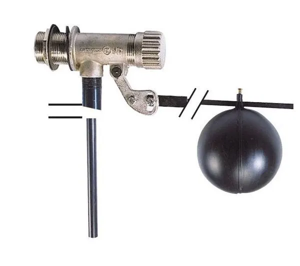 ROBINET FLOTTEUR+BOULE PE 1" 180 490006