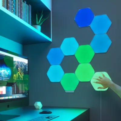 Kit d'extension Nanoleaf Shapes 9 panneaux LED hexagones