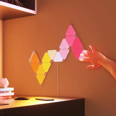 Kit d'extension Nanoleaf Shapes 10 panneaux LED mini triangles
