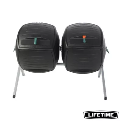 Composteur Lifetime 380L noir H.111 x l.144 cm