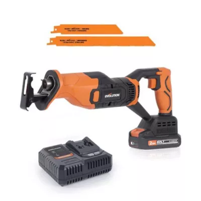 Scie sabre sans fil Evolution R150RCP-Li 18V - 2Ah