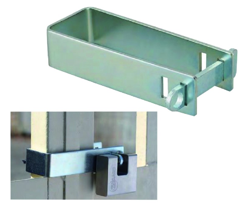 Porte cadenas pour grille