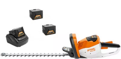 Taille-haie sans fil sur batterie 36V Stihl HSA56 45 cm (2 batteries + chargeur)
