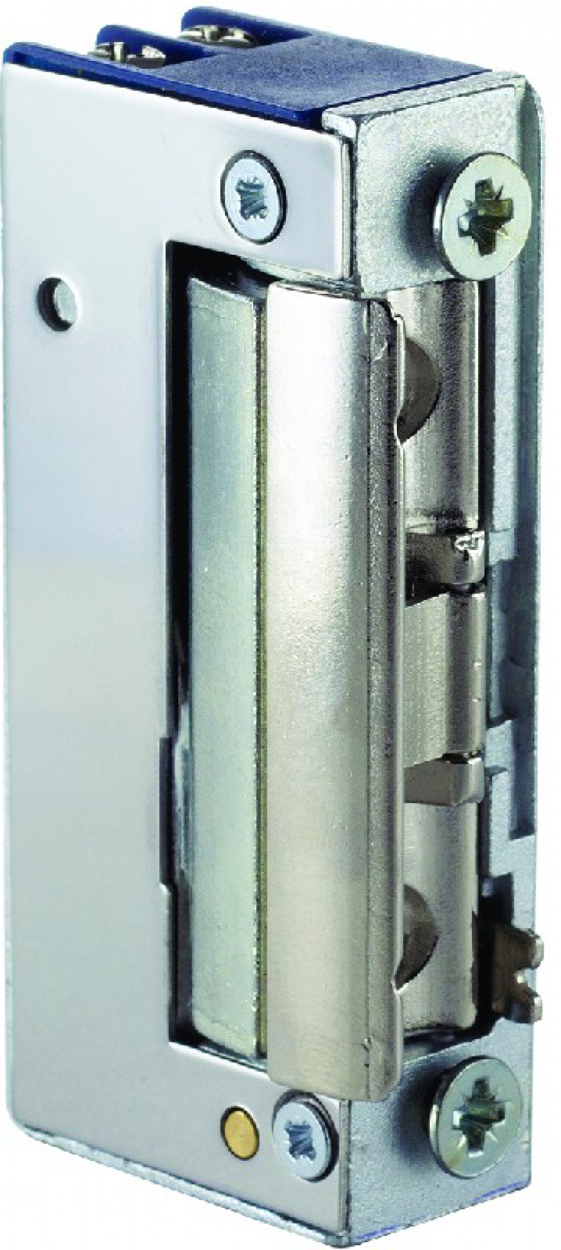 Gâches électriques à encastrer compactes 16 mm - Série 5 diode transil TVS intégrée - demi-tour à déport d'ouverture réduit réglable sur 3 mm
