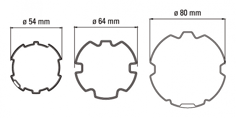 Moteurs tubulaires Ø 45 mm avec fin de course mécaniques