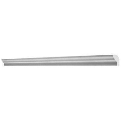 Corniche baguette pour murs et plafonds en polystyrène extrudé, L. 2 m 25 x 15 mm