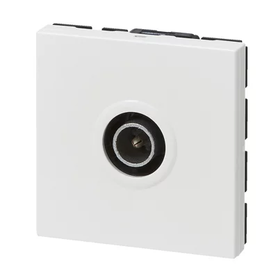 Prise TV mâle 2 modules "Mosaic"