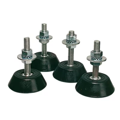 Lot de 4 pieds anti-vibrations sol pour climatiseur fixe
