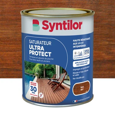 Saturateur ultra protect pour terrasse - Teck - 0,75 L