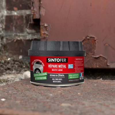 Mastic polyester armé boîte de 170 ml