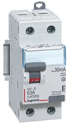 Interrupteur différentiel 30 mA 63A type A