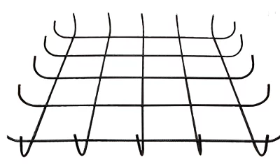 Semelle carrée pour portail, à poser sous un pilier, L. 75 x L. 75 cm