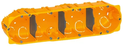 Boîte d'encastrement 4 postes Batibox - Prof. 40 mm