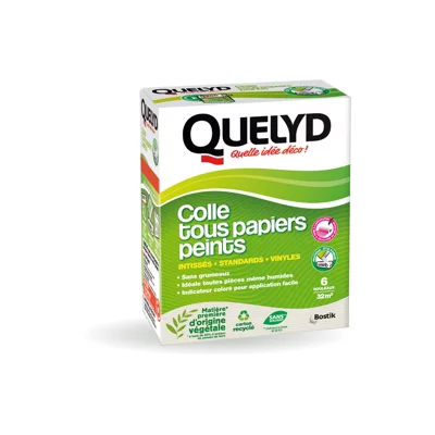 Colle colorée tous papiers peints - 300 g