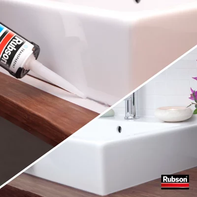 Mastic bain & cuisine Pure Silicone anti-moisissures transparent, 280 ml