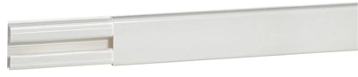 Moulure 20x12,5 mm avec cloison dim. 20 x 12,5 mm long. 2 m