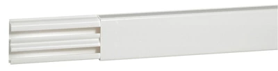Moulure 32x12,5 mm avec cloison dim. 32 x 12,5 mm long. 2,10 m