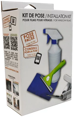 Kit de pose pour films vitrage - 3 accessoires