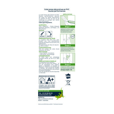 Colle lames décoratives en pvc 290 ml