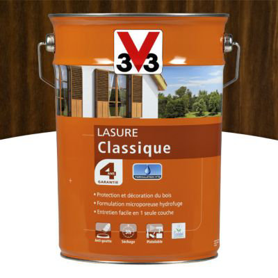 Lasure classique ton chêne moyen 5 L