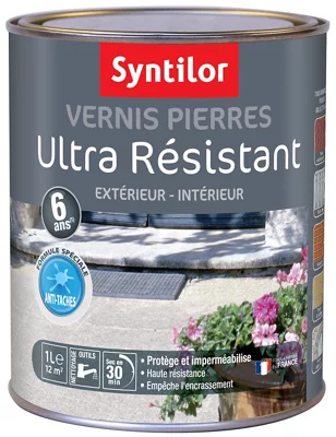 Vernis pierre satin intérieur/extérieur 1 L