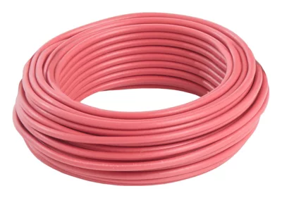 Fil électrique H07VU 2,5 mm² rouge - 10 m