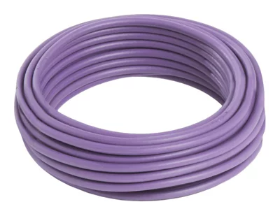 Fil électrique H07VU 1,5 mm² violet - 10 m