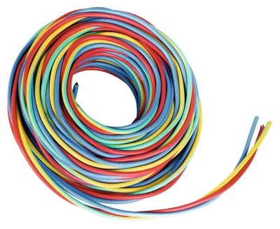 Câble électrique "SpeedFil" H07VU 2,5 mm² vert/jaune/rouge/bleu - 5 m