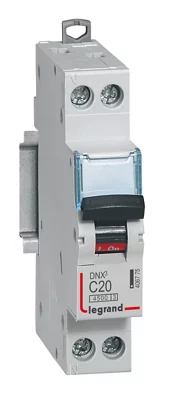 Disjoncteur phase neutre peignable 20A