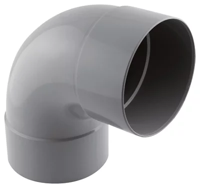 Coude PVC pour l'évacuation gravitaire des eaux usées et pluviales - 87 ° F/F Ø 125 mm