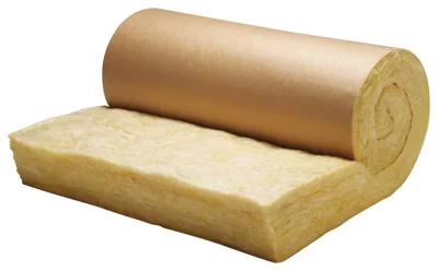 Laine de verre 200mm Comble perdu 40 R:5 - 5,4m x 1,2m - Rouleau kraft