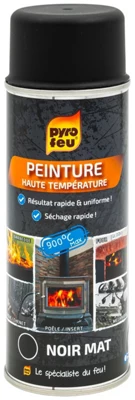 Peinture thermique noire mat - 400 ml
